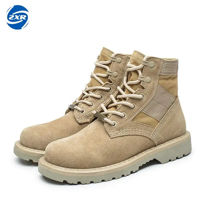 

Autumn Early Winter Shoes Women Suede Boots Genuine Leather Fashion Ankle Boots Women's Brand Canvas Boots