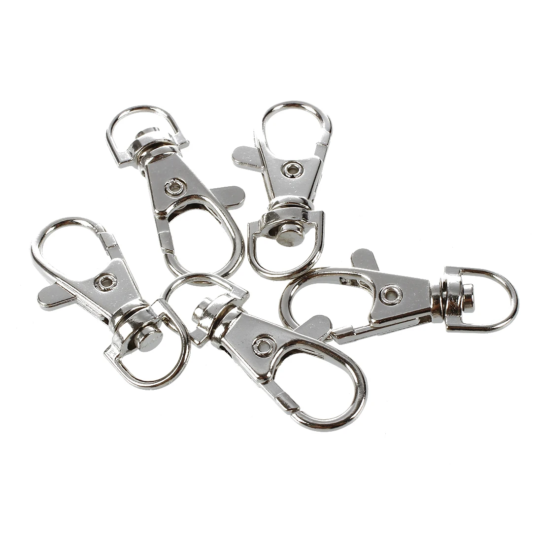 

5 PCS Metal Lobster Trigger Swivel Clasp Hooks Clip Buckle Jewelry Making Crafts Key Ring Keychain Dog Leashes Wholesales