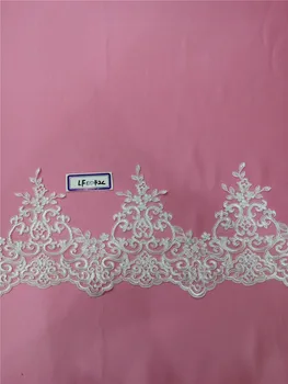 

lace trim flower off white lace fabric handmade diy clothes accessories,bridal lace trim