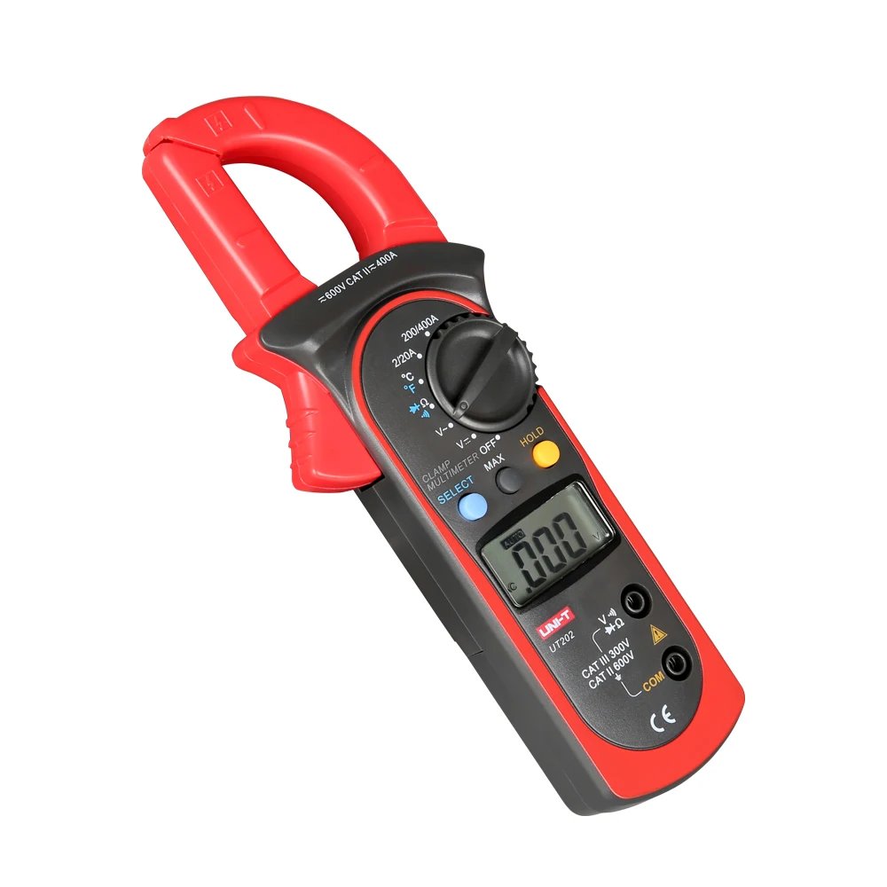 UNI-T UT202 LCD Digital Clamp Meter AC/DC voltaje resistencia actual Detector multímetro Pinza Amperimetrica herramientas de diagnóstico UNI-T UT202 LCD Digital Clamp Meter AC/DC voltaje resistencia actual Detector multímetro Pinza Amperimetrica herramientas de diagnóstico
