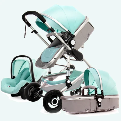 

Busybaby baby stroller high landscape can sit and lie suspension portable folding BB children baby cart