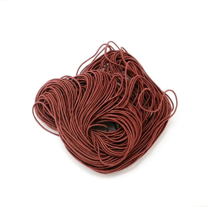 25 метров 1 мм бисер эластичный стрейч шнур бусины веревка бисер нить ювелирных изделий для браслета DIY ювелирных изделий - Цвет: brown