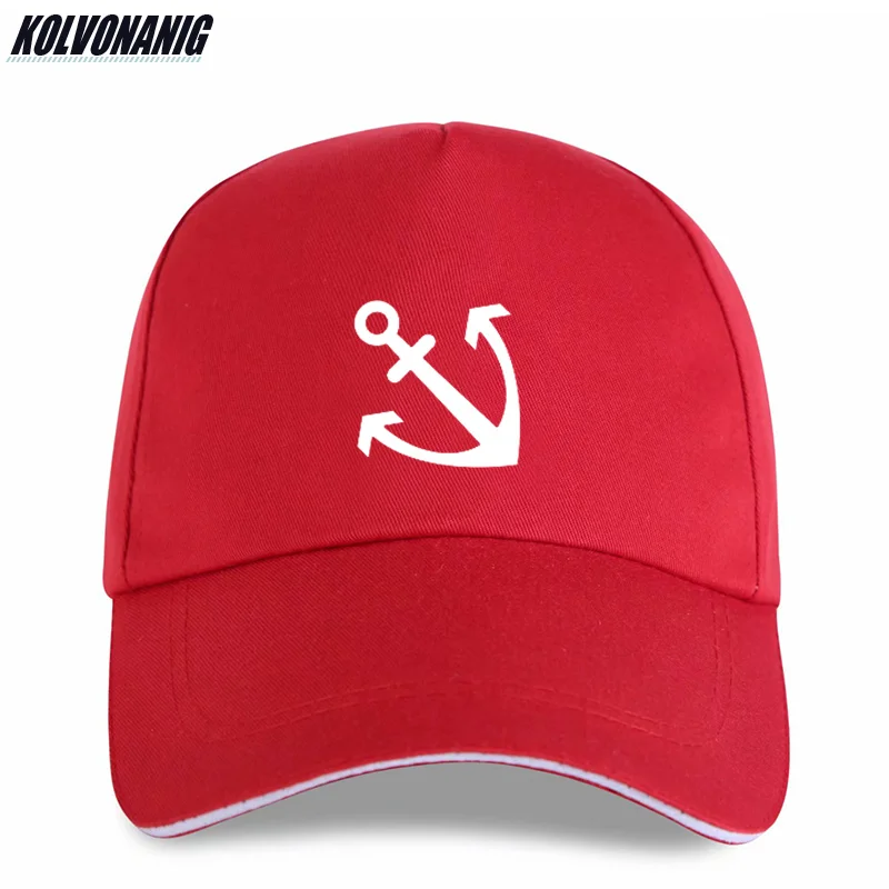 KOLVONANIG бейсбольная кепка с принтом якоря s Maritime оригинальная облегающая кепка хлопок хип-хоп регулируемая бейсболка солнцезащитные головные уборы для мужчин и женщин - Цвет: Red 01