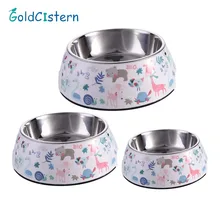 1 шт. миска для кормления домашних животных Нескользящая нержавеющая сталь кормушки для собак несколько размеров миска для воды для кошачьей еды хранение для домашних животных S/M/L
