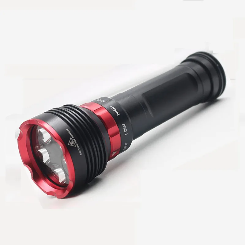 Z20DX5s CREE XHP70.2 светодиодный вспышка светильник фонарь Водонепроницаемый 3 режима 18650 Батарея Дайвинг лампы под водой PK XM-L2 U3 флэш-светильник - Испускаемый цвет: Option A