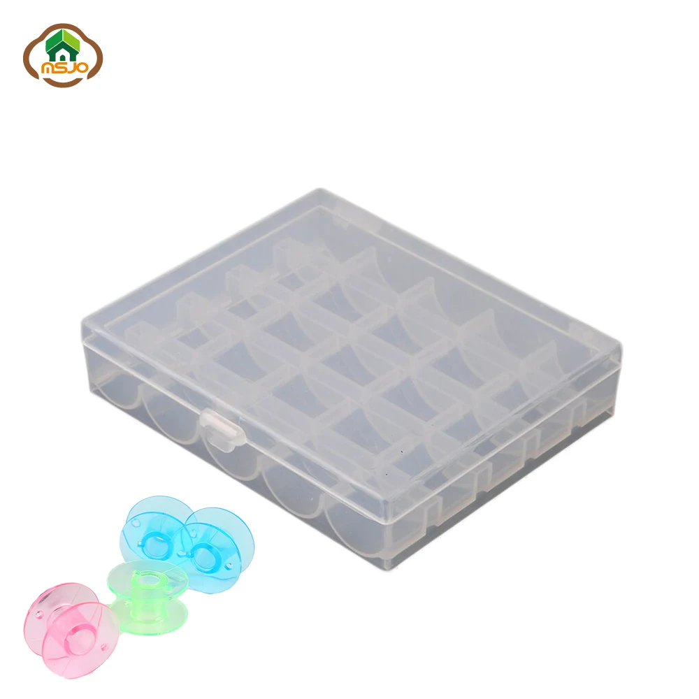 

Msjo Storage Boxes Bins Sewing Bobbin Organizer Box 25 Lattice Jewelry Plastic Storage Case Diamond Cosmetic Organizer Holder
