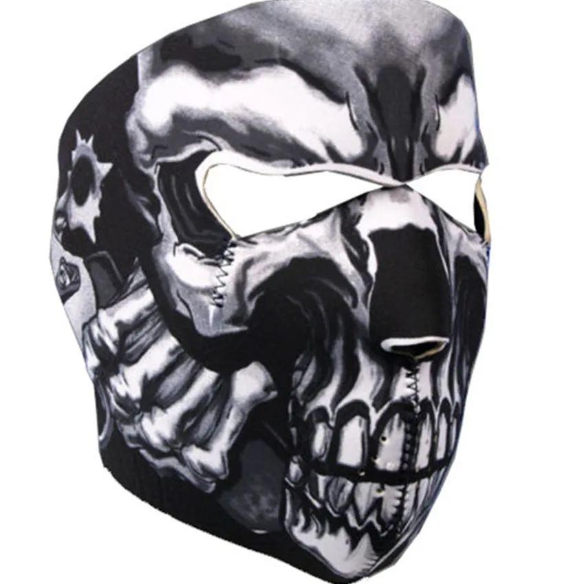Neoprene Skull Full Face Reversible Motorcycle Mask (Assassin) Drop Shipping | Аксессуары для одежды