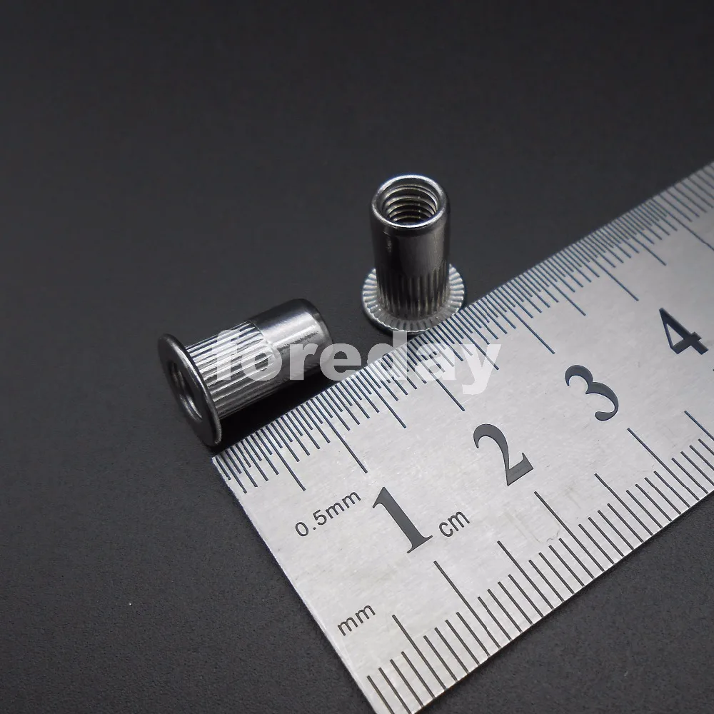 1000PCS M5 304 Stainless Steel Rivet Insert Clinch nut nuts 5MM blind Flat Head Knurled 1LOT=1000PCS *BT613X1000 | Обустройство дома