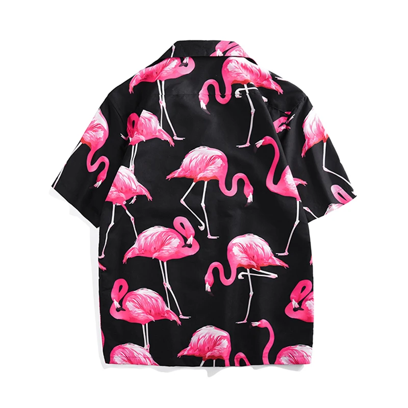 INTERESTPRINT Mens Button Down Baseball Jersey Ethnic Flowers Neck Line Flower
