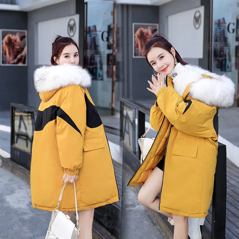 Black Blanc yellow Qualité Veste Marque 2018 Manteau Parka Femmes Vêtements Vers vent Chaud blue Canard De Coupe Haute Épais Hiver Bas Neige white Le Duvet 1fwECqC