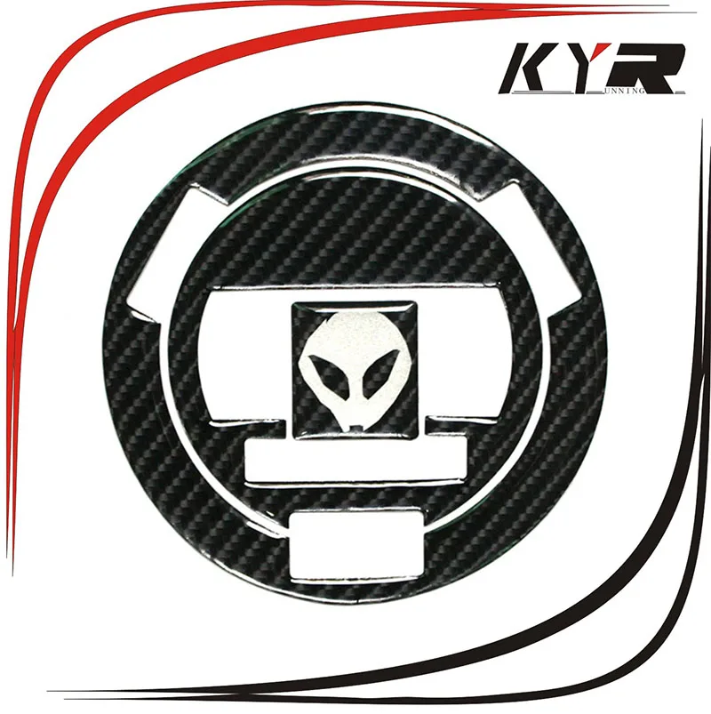 

K-CGTCP-31 3D Carbon Fiber Tank Gas Cap Pad Filler Cover Sticker Decals Fit BMW S1000RR S1000 RR S1000R S1000 R