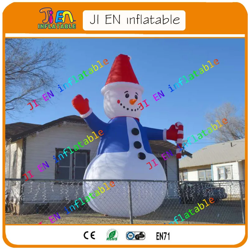 Free air shipping giant inflatable snowman for outdoor advertising, custom make inflatable