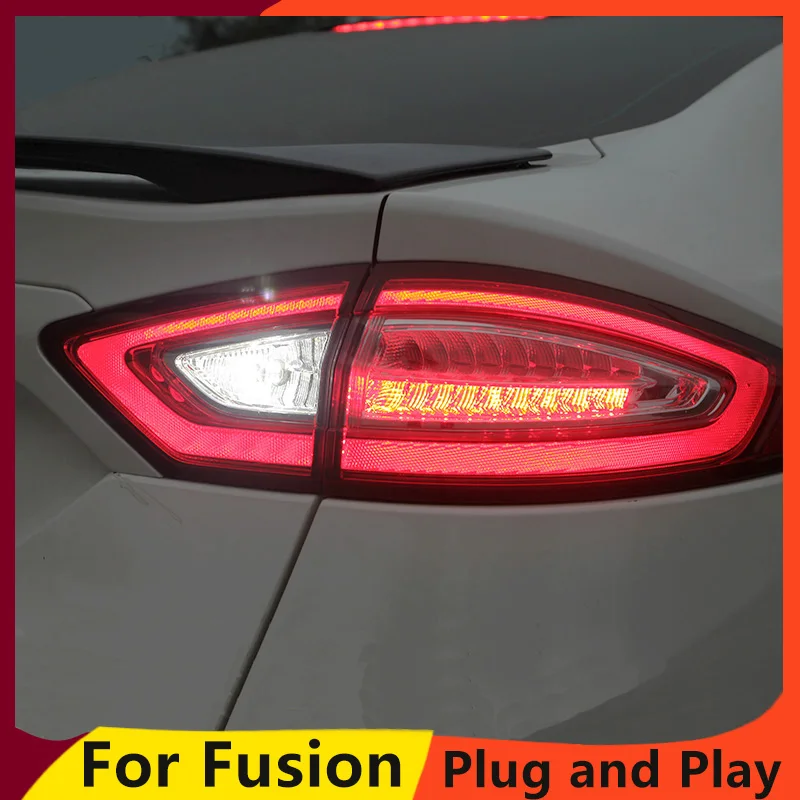 KOWELL Car Styling 1 lot 4pcs For Ford Mondeo Fusion Taillights 2013