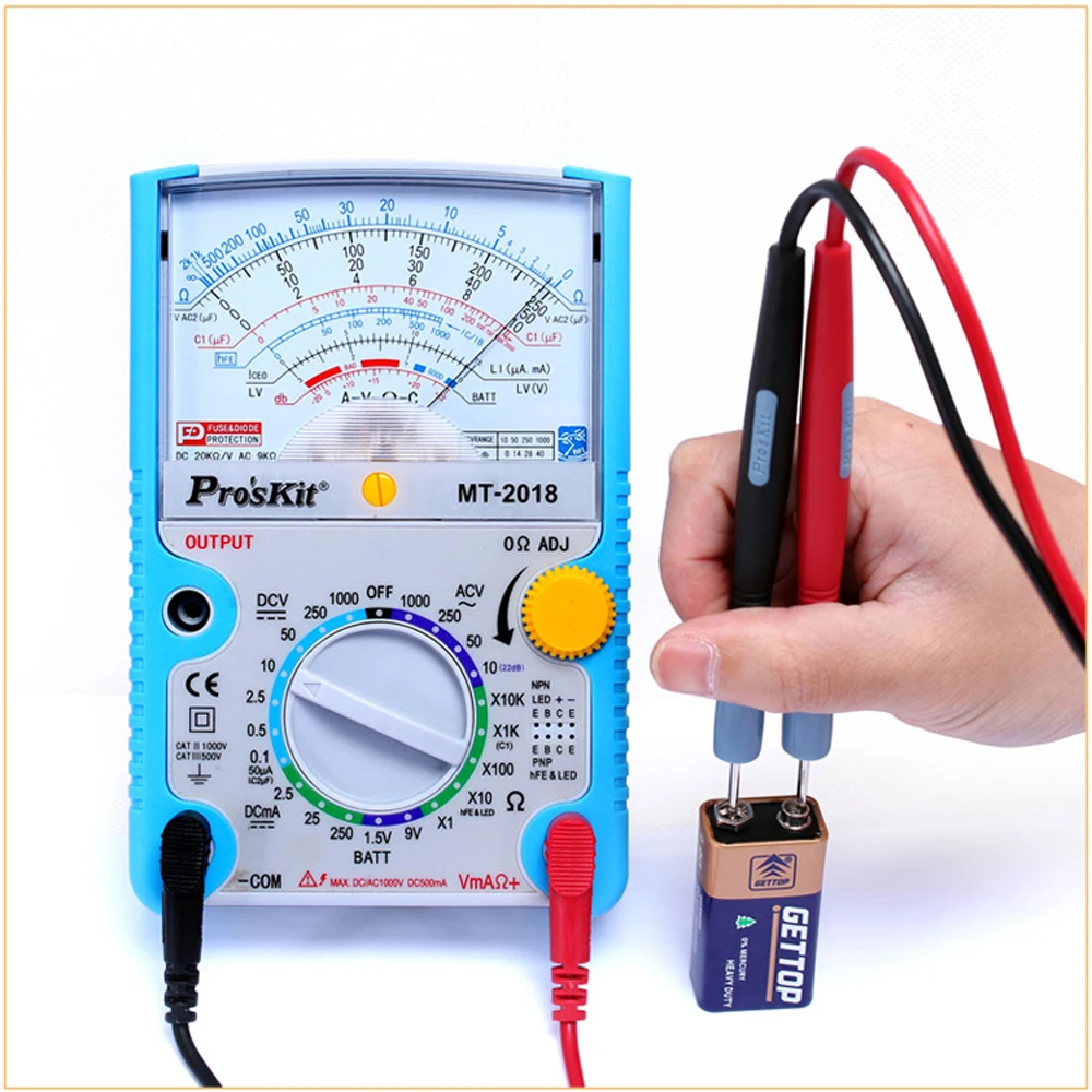 Po'sKit MT-Pointer Тип мультиметр стандарт безопасности Профессиональный ом тестер Измеритель постоянного тока AC напряжение Механические тестеры