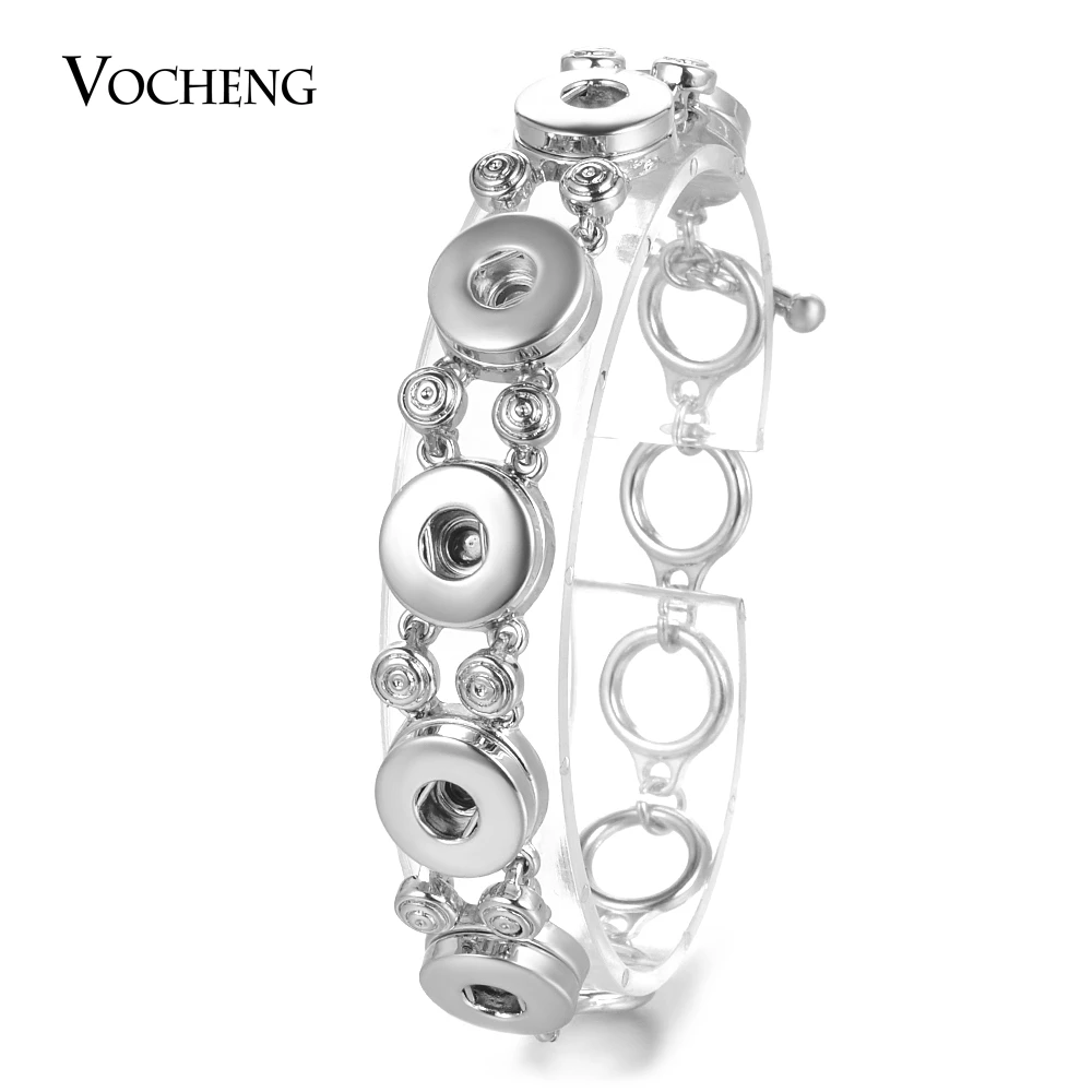 

10pcs/lot 12mm Gingersnaps Jewelry Alloy Metal snap charms Bracelet NN-627*10 Vocheng Free Shipping