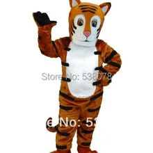 Плюшевый талисман дружественный талисман Тигра Костюм для взрослых, Герой мультфильма вечерние Карнавальная тема Mascotte Fit маскарадные костюмы SW913
