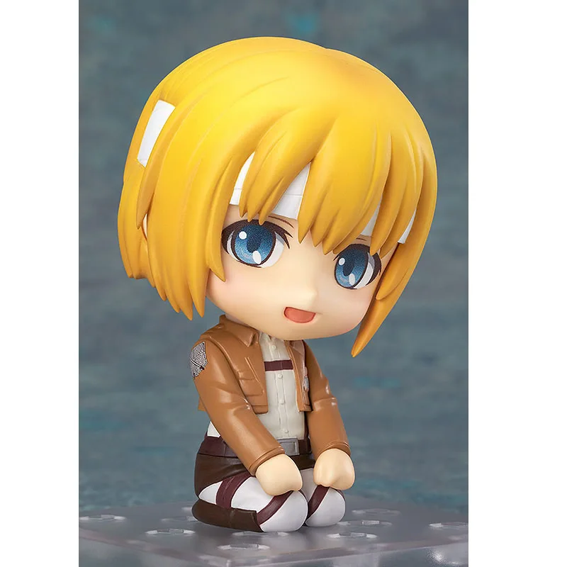 10 см оригинальное издание Nendoroid атака на Титанов Армин арлерт ПВХ фигурку Коллекция игрушек кукла с коробкой