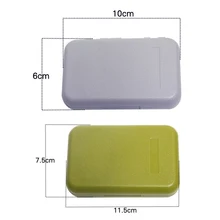 2 размера пластиковые рыболовные снасти коробки чехол для приманки Крючки Вертлюги рыболовные снасти хранение рыболовные принадлежности PESCA