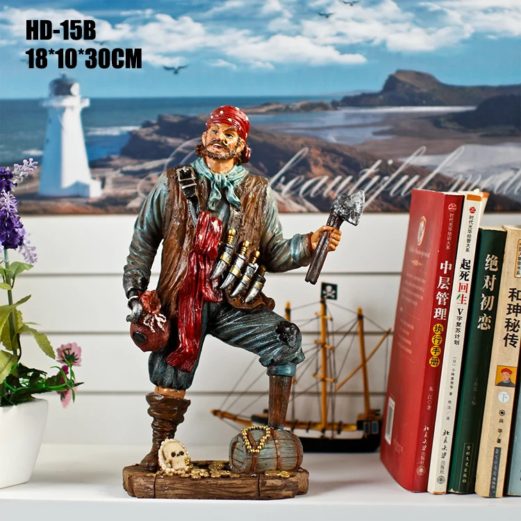 35.66US $ |Pirate Captain with Barrel Statue Life Size Pirate Statue Capt.....