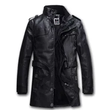 font b Mens b font PU font b Leather b font Fleece font b Jackets