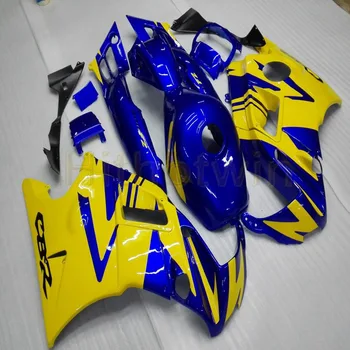 

Custom motorcycle Fairings for 1991-1994 CBR600F2 91 92 93 94 ABS Plastic motor panels+Botls+yellow blue
