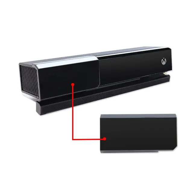 Best Offers  For Kinect 2.0 Glossy Black Protective Concealing Camera and Lens Cover for Xbox One Console Sensor 