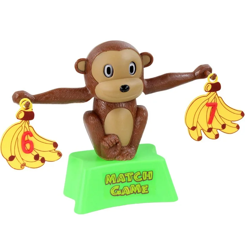 

Baby Boys Girls Baby Arithmetic Puzzle Toys Monkey Digital Balance Banana Fun Math Addition Subtraction Learning Toys