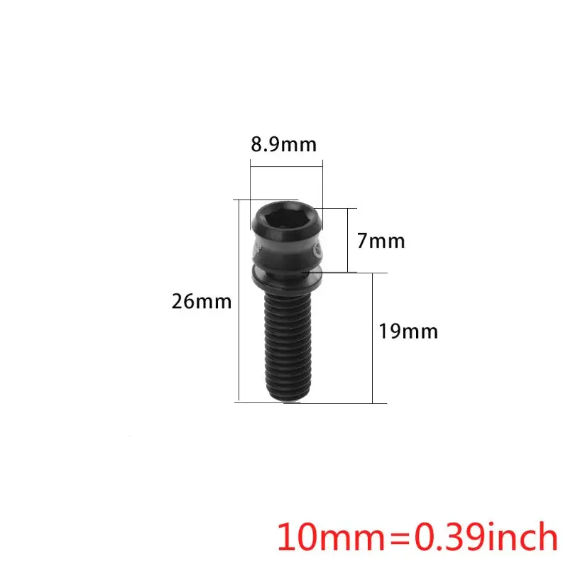 Винт Велосипедный тормозной диск болт M6x17/19 мм титановый сплав MTB части для шоссейного велосипеда ремонт замена аксессуары для велоспорта