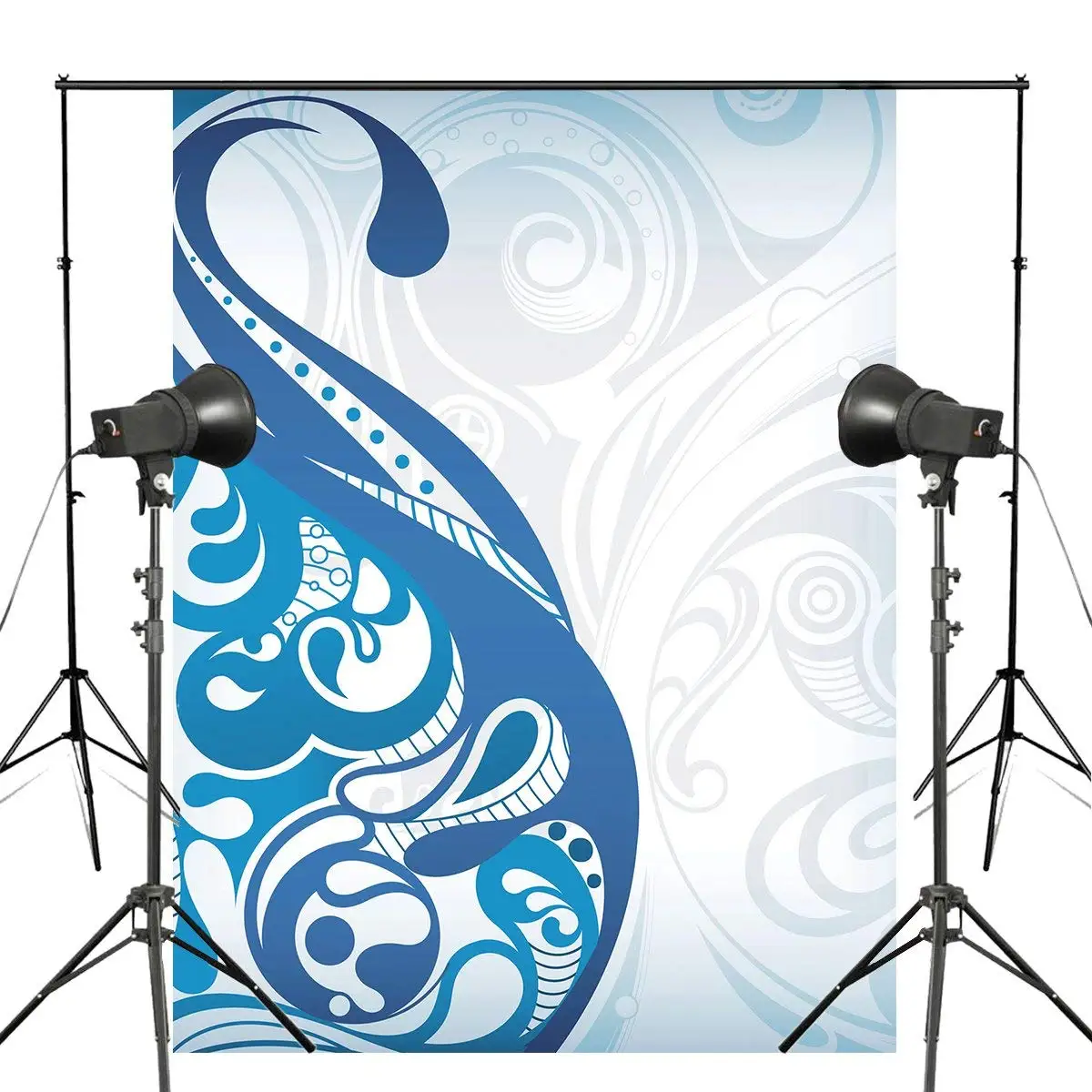 

Delicate Pattern White Background Photography Flower Pattern Backdrops Art Photo Studio Background Props 5x7ft