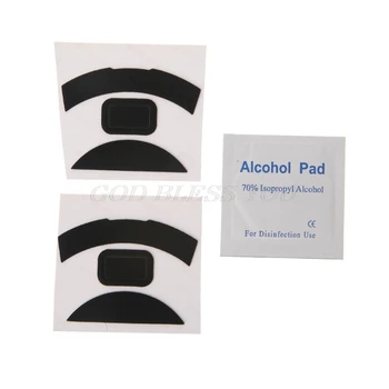 

New Arrival 2 Sets 0.6mm Thickness Replacement Mouse Feet Skates for Razer DeathAdder Elite Drop Shipping