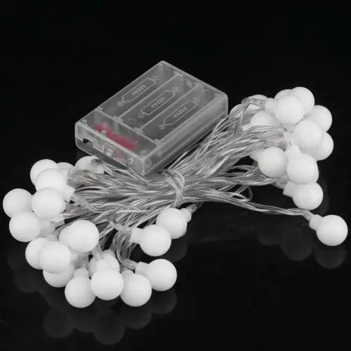 40LED Рождественская Свадебная вечеринка Декор для сада наружная сказочная