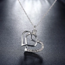 Богемное серебряное ожерелье чокер с камнями на шею бижутерия сердце подвески для женщин Colar Feminino