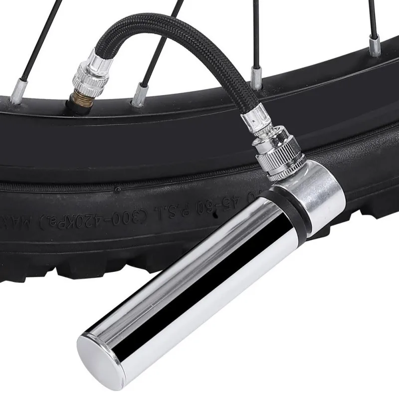 

2 colors Sport Mini Portable Bicycle Pump Bicycle Accessory Aluminum Tire Air Inflator Pump
