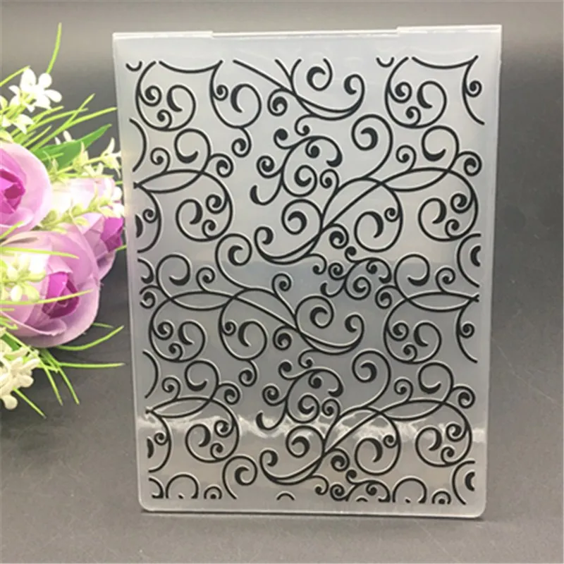 

Leaves Plastic Embossing Folder For Scrapbook DIY Album Card Tool Plastic Template