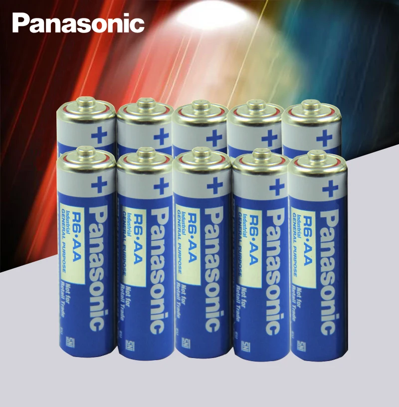 12 шт. щелочные батарейки Panasonic R6 1 5 в|Батарейки| |