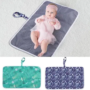 

Baby Foldable Waterproof Diaper Nappy Changing Mat Mummy Bag Accessories Baby Care Props Diaper Pad Kids Nappy Pad for Mummy