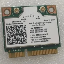 SSEA Новая сетевая карта для intel wireless-N 7260 7260HMW BN Hlaf mini pci-E WLAN Wi-Fi Bluetooth 4,0 карта 802,11 b/g/n