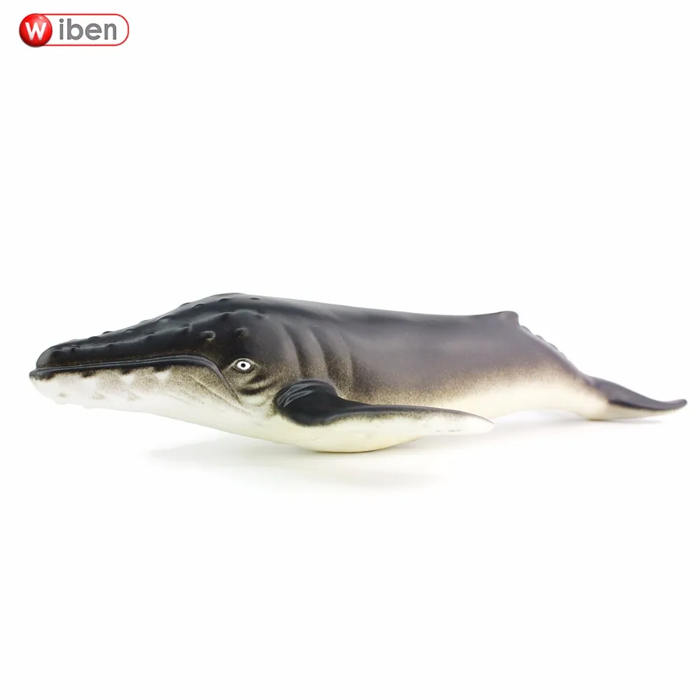 Wiben Sea Life Soft Humpback whale Simulation Animal Model Action & Toy Figures Learning & Educational Christmas Gift for Kids