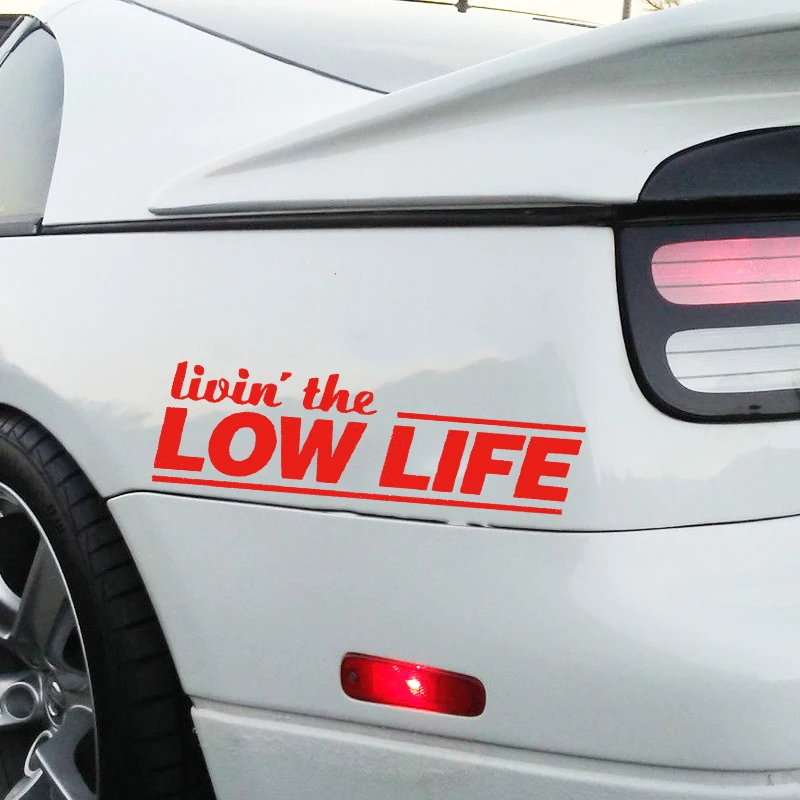 Living The Low Life Slammed Camber Car Truck Window Motorcycle Suvs Bumper Vinyl Sticker Decal Car Stickers Aliexpress