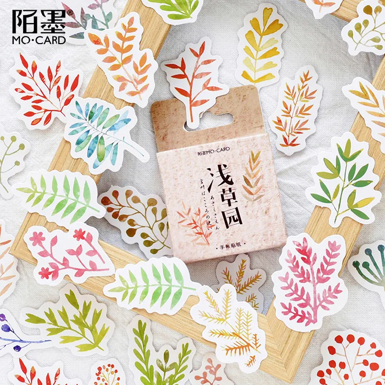 

45sheets Clear Flowers leaves Sticker 40sheets Cute kawaii DIY Diary Decoration Stickers Scrapbooking Sticker StudyStationery