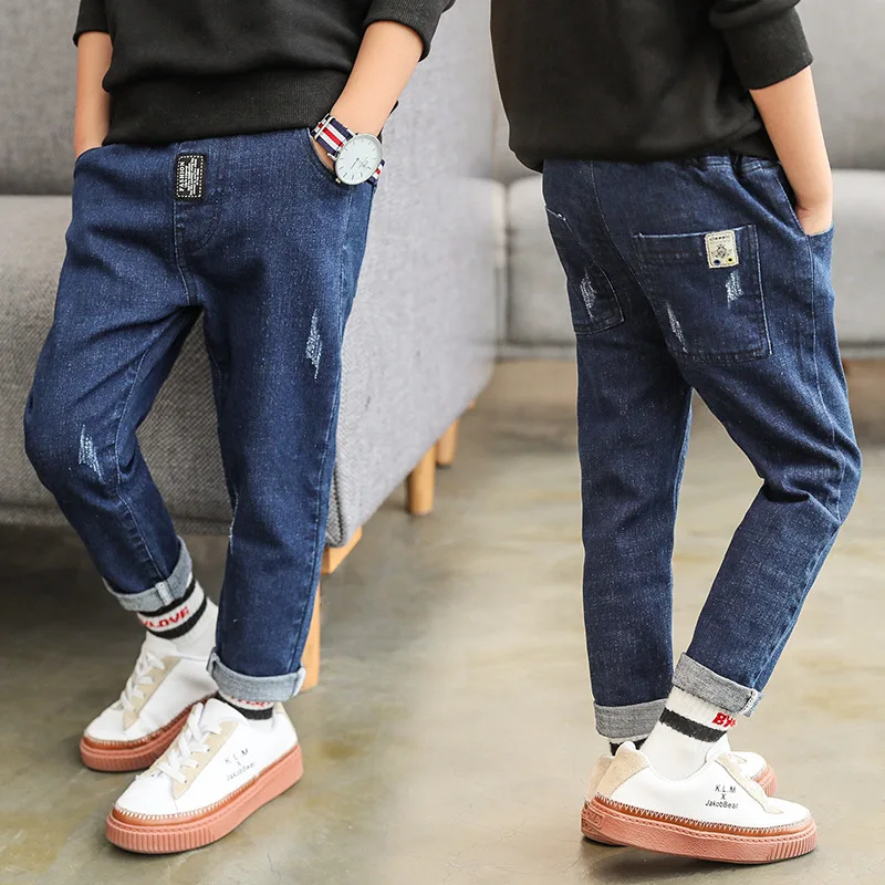  Boys Jeans Spring Autumn Girls Kids Jeans Clothing Casual Baby Girl Denim Infant Trousers Boy child