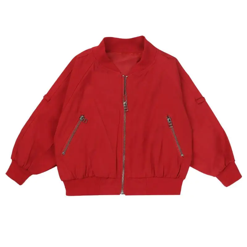 

Girl Baseball Coat Spring Autumn Baby Baseball Jacket Kid Tracksuit Suit Long Sleeve Coat School Children Outwear Baby Boy Cloth