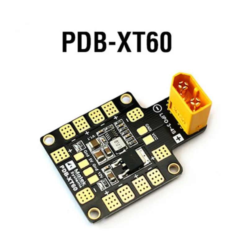 Распределительная плата Matek System PDB XT60 W/ BEC медная 5 В и 12 2 унции для