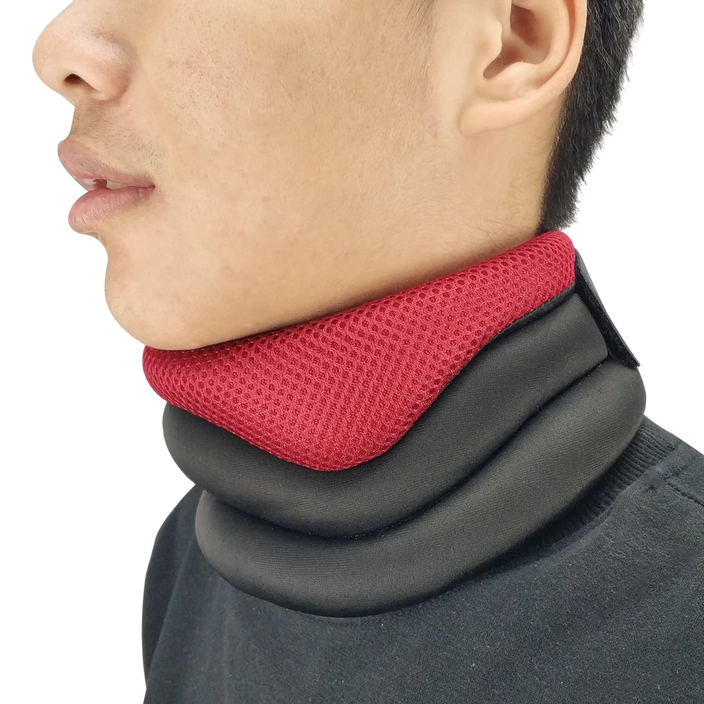 

Sponge Split Neck Support Cervical Collar Traction Device Brace Stretcher Pain Relief Therapy Protect Belt Travel Pillow