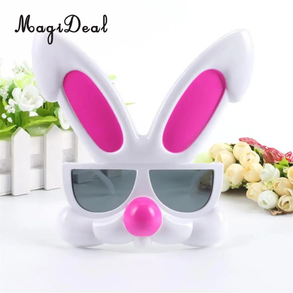 Lovely Pink Rabbit Plastic Glasses Eyeglasses Eye Mask Funny Party Fancy Dress Novelty Gift