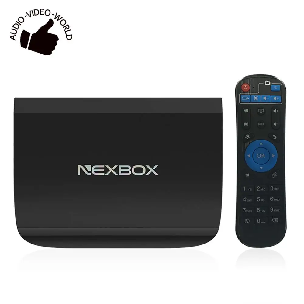  NEXBOX A1 S912 Smart Android 6.0 TV Box Octa-Core 2GB/16GB KODI16.1 XBMC VP9 4K HDMI Mini PC 2.4G&5G WiFi Airplay Miracast DLNA 