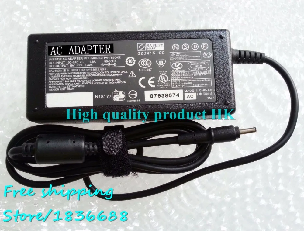 19V 3.42A Power supply adapter laptop charger for acer Aspire S7 191 S7