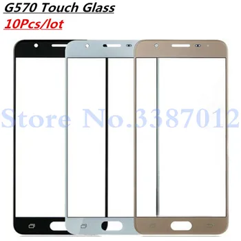 

10Pcs/lot Front Outer LCD Touch Screen Lens Glass For Samsung Galaxy J5 Prime G570 G570F On5 2016 Parts Replacement With Logo
