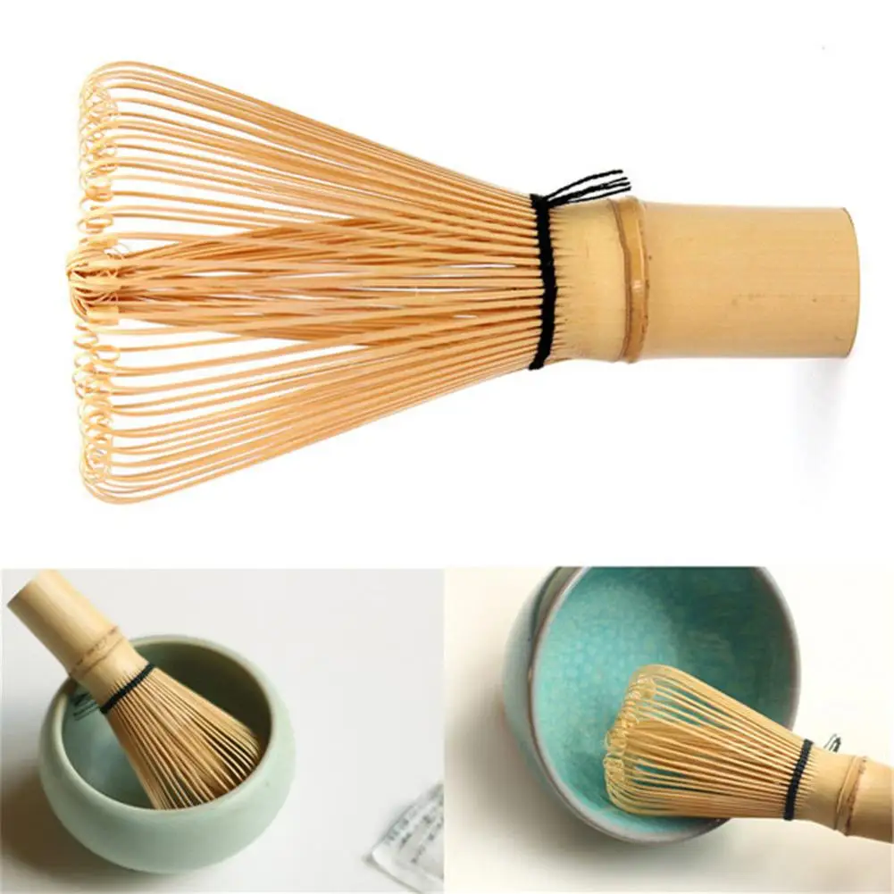 

1PC Matcha Green Tea Powder Whisk Matcha Bamboo Whisk Bamboo Chasen Useful Brush Tools Kitchen Accessories