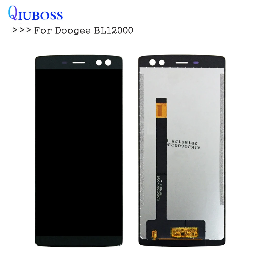Черный/синий для ЖК дисплея Doogee BL12000 + быстрая замена pro LCD|Экраны мобильных